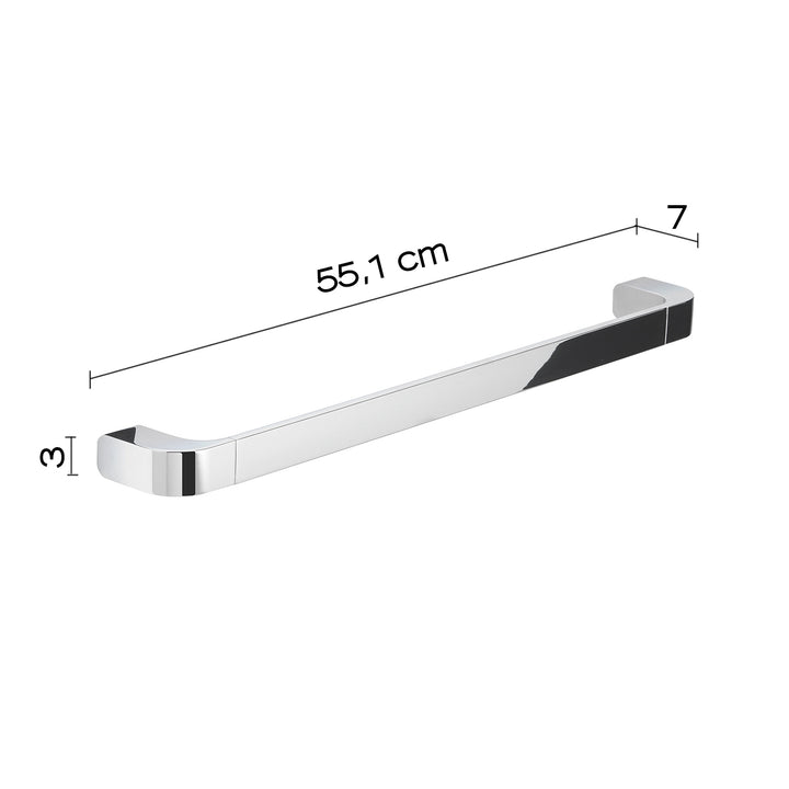 Outline håndklestang 55 cm - Krom