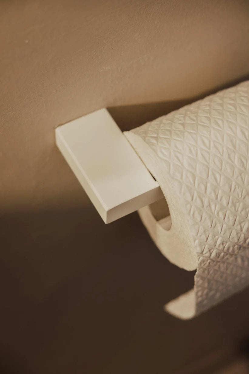 Tuali toiletrulleholder - Hvid